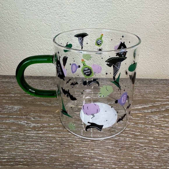 TARGET HYDE & EEK! BAT & WITCH HAT GLASS MUG 1CT - Picture 1 of 1